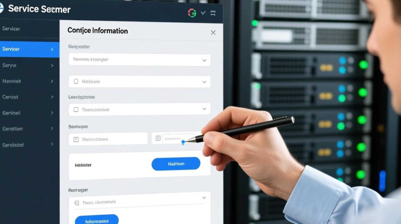 服务管理器中服务器配置时，究竟应填写哪个具体的服务器地址或名称？