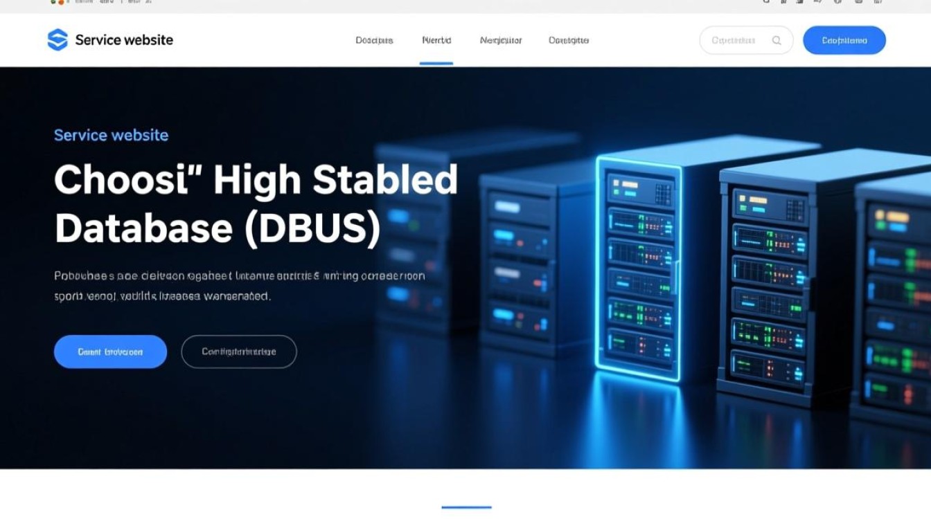 如何为高稳定服务网站数据库配置，除了数据库，还需哪些关键要素？