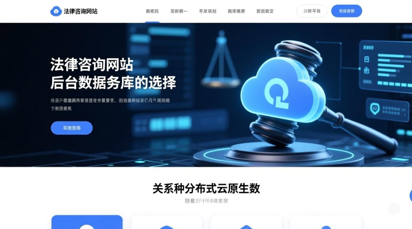 寻找最佳匹配，法律咨询网站如何选择合适的关系型分布式云原生数据库？