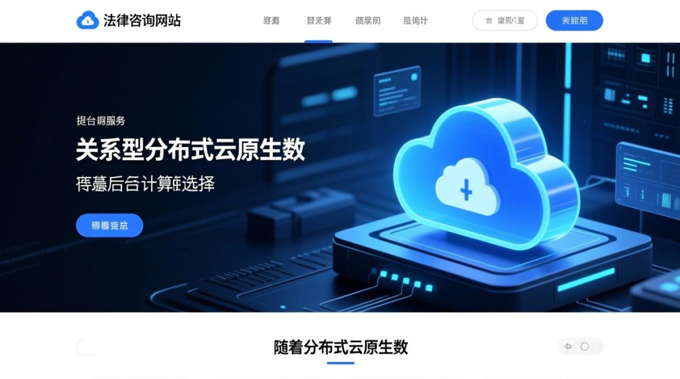 寻找最佳匹配，法律咨询网站如何选择合适的关系型分布式云原生数据库？