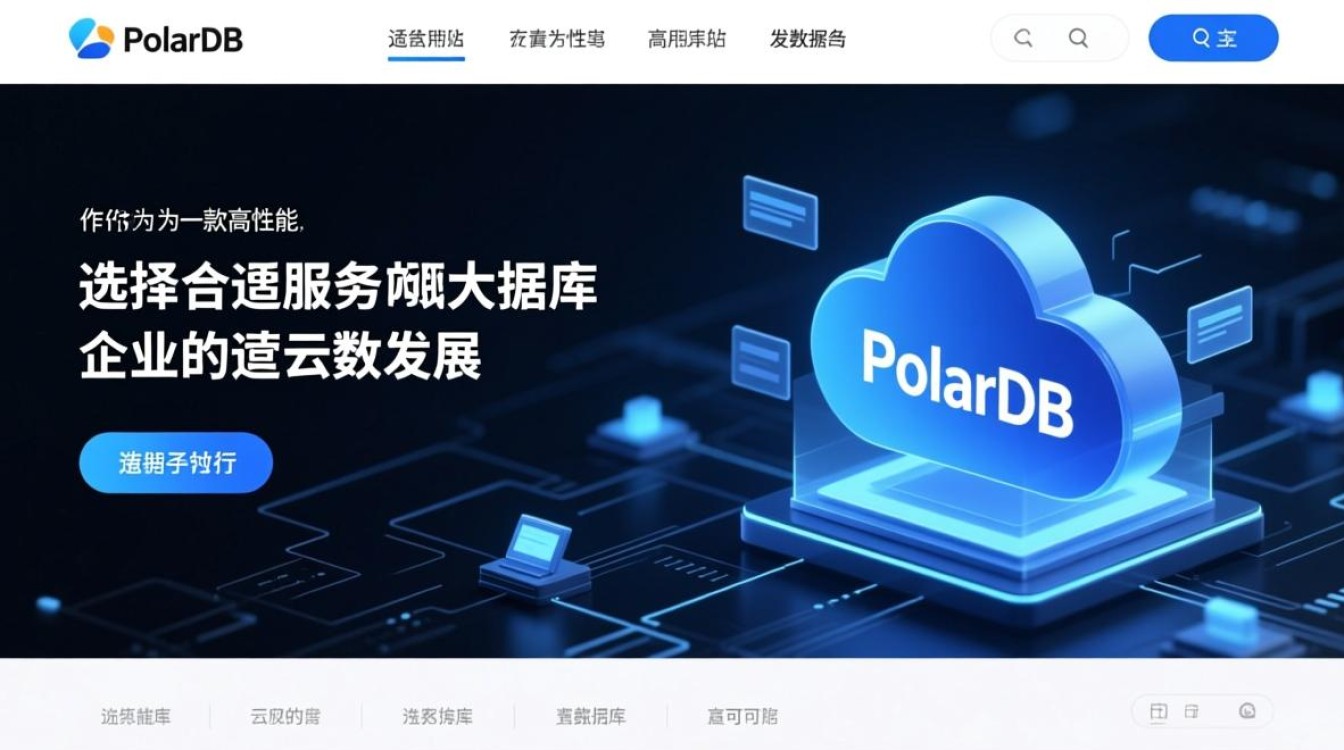 选择PolarDB数据库，除了服务网站，还需哪些关键配置考量？