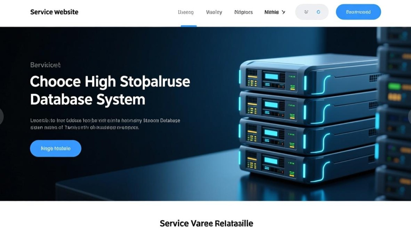 除了高稳定数据库,服务网站还需哪些关键配置保障高效运行? 除了高稳定数据库,服务网站还需哪些关键配置保障高效运行?