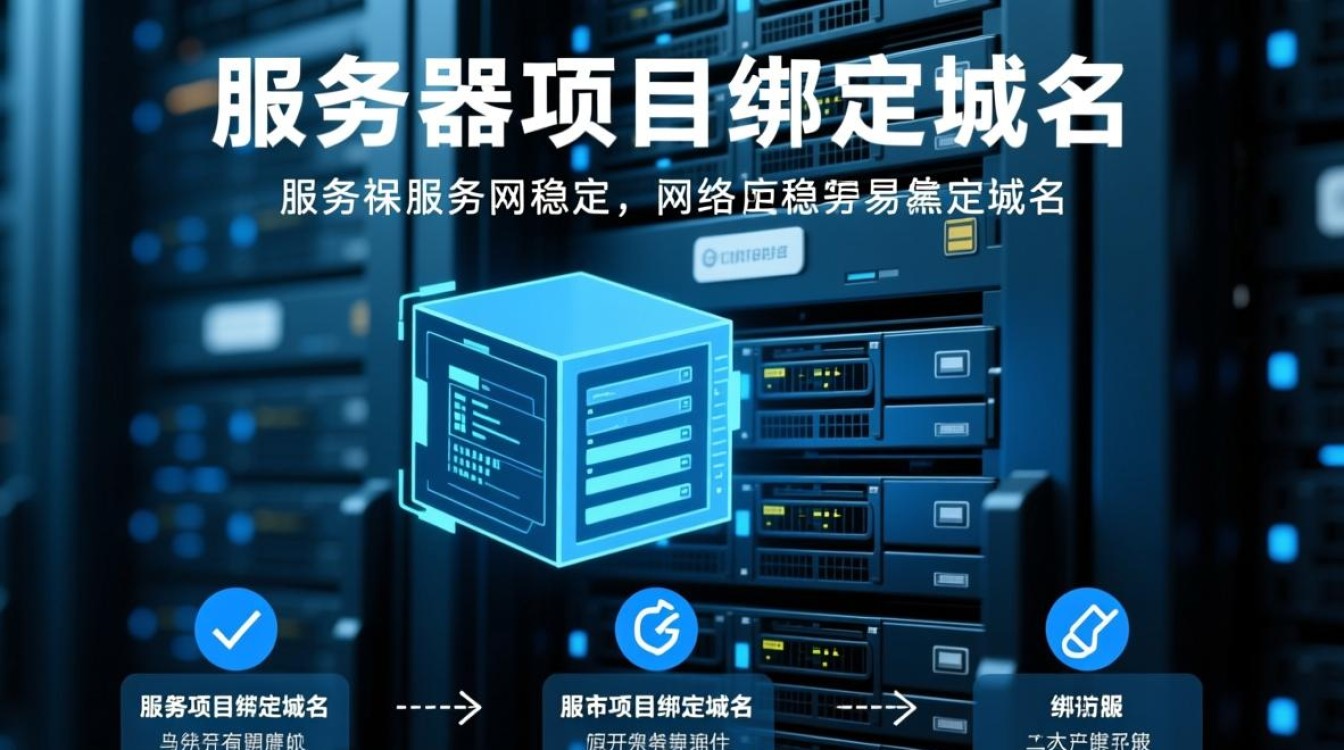 服务器项目绑定域名时，有哪些关键步骤和注意事项？