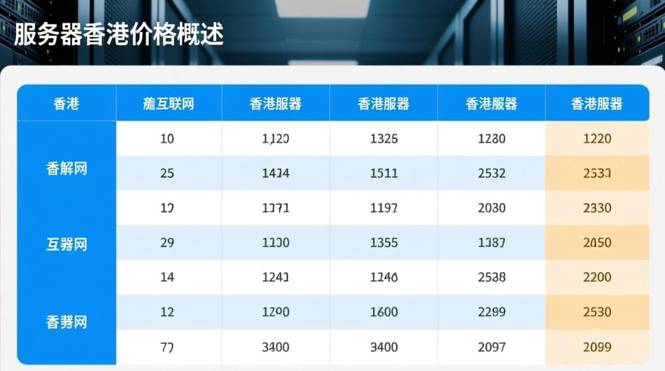 香港服务器价格表揭秘，为何香港服务器如此昂贵？性价比如何？