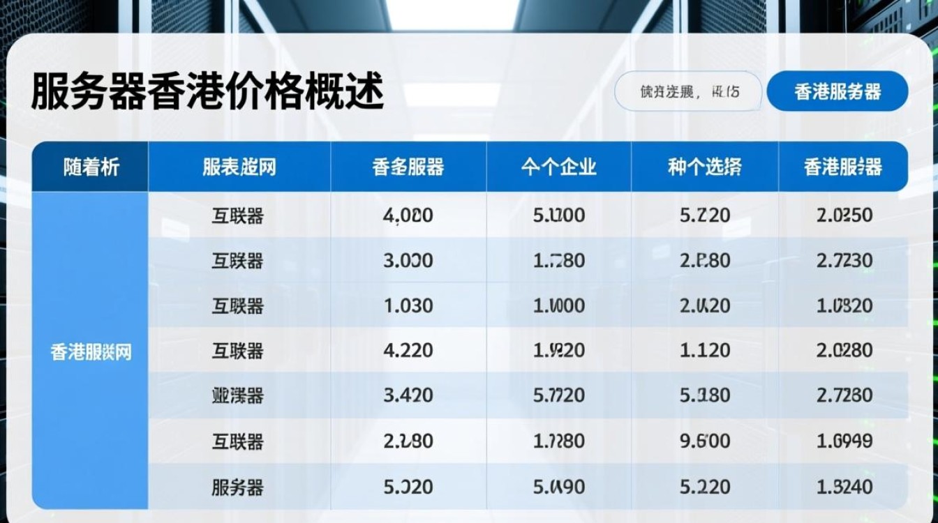 香港服务器价格表揭秘，为何香港服务器如此昂贵？性价比如何？
