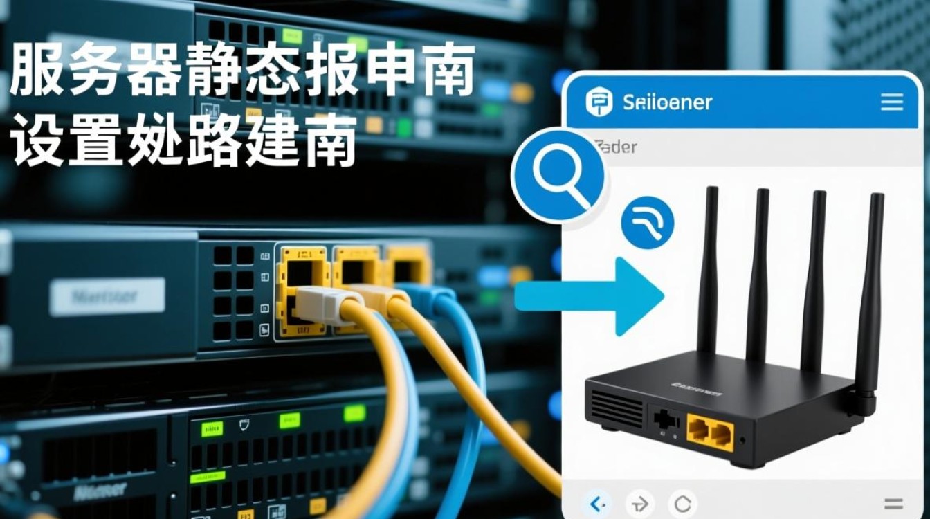 如何正确配置服务器静态路由器，确保网络连接稳定高效？