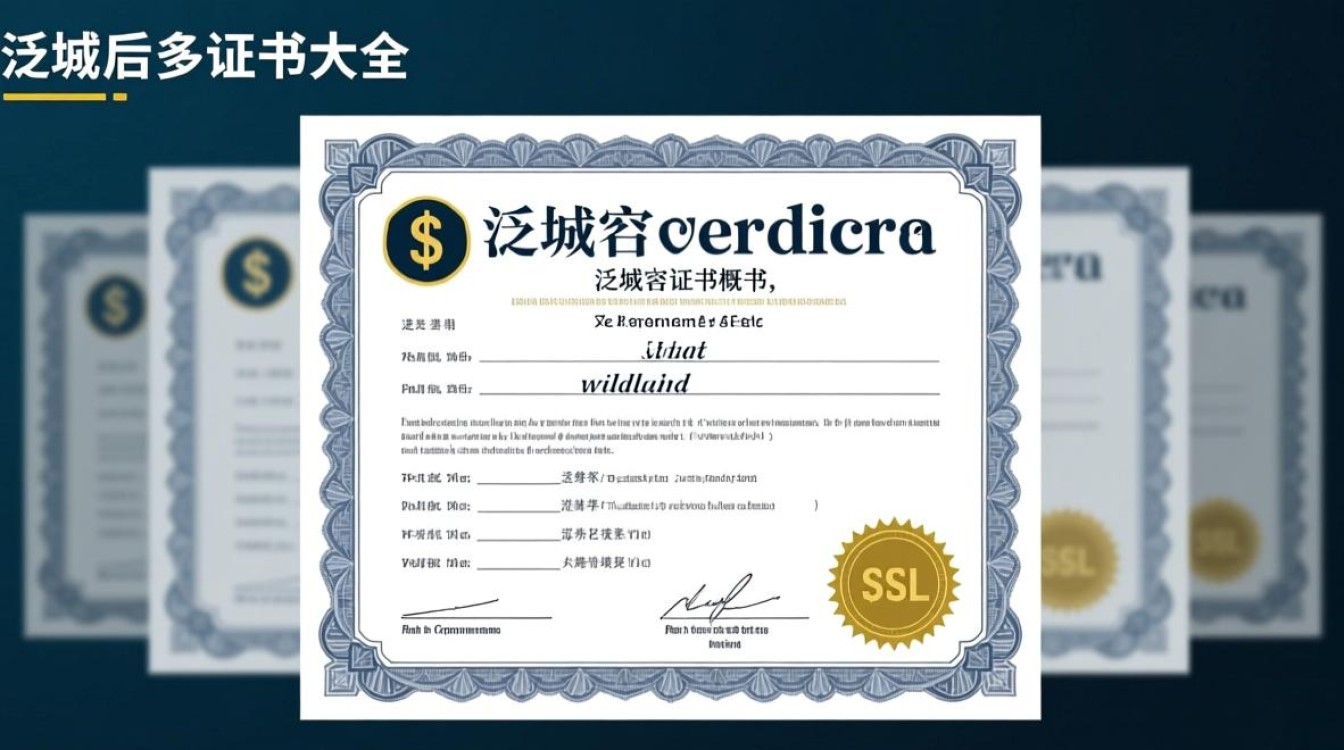 泛域名证书图片大全，这些图片中哪些是真正的泛域名证书？