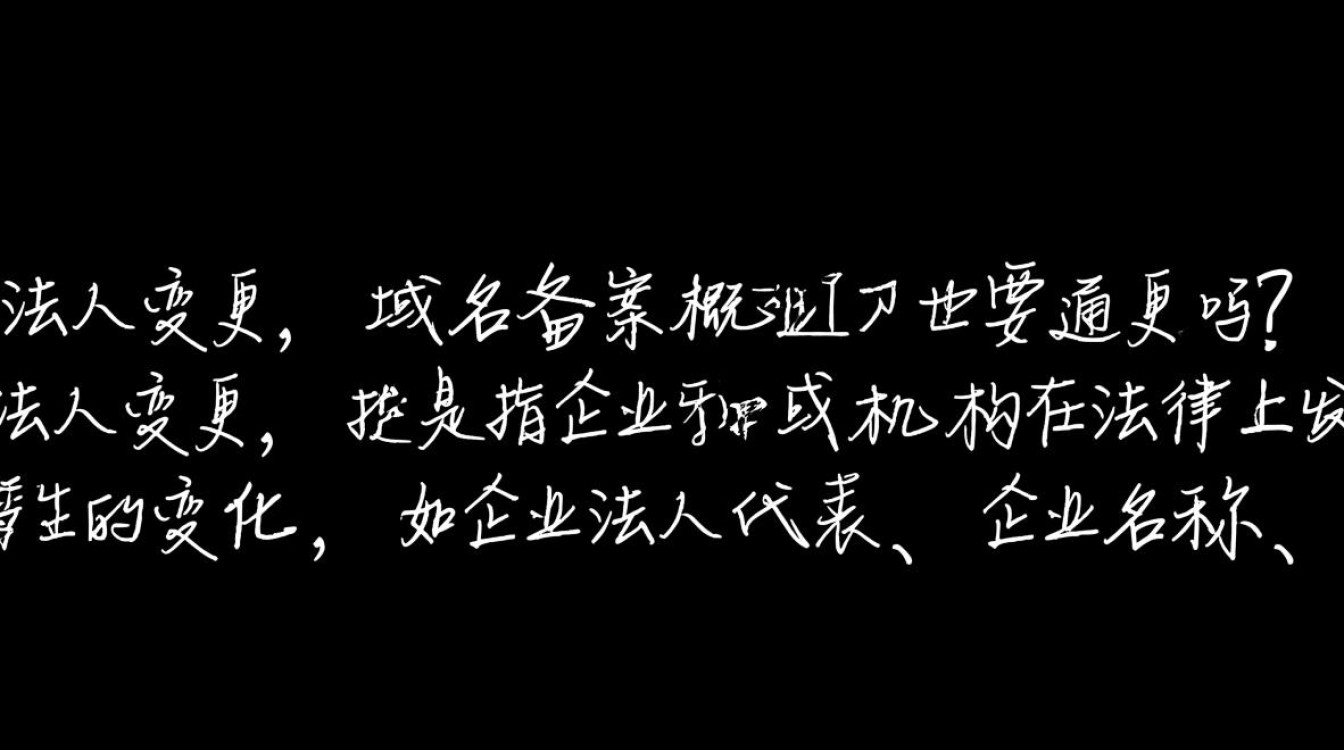 法人变更后，域名备案是否必须同步更新？影响及操作指南！