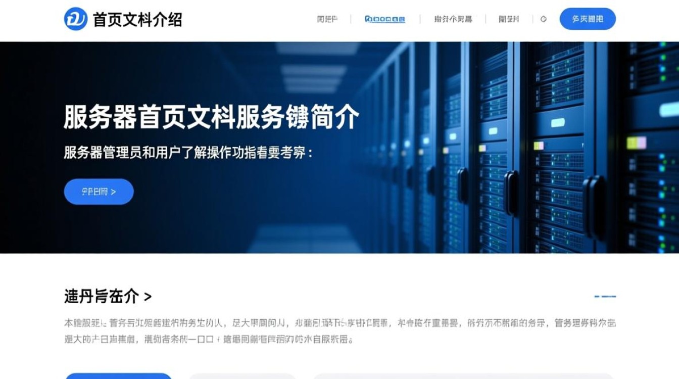 服务器首页文档介绍内容有哪些细节，能否详细解析？