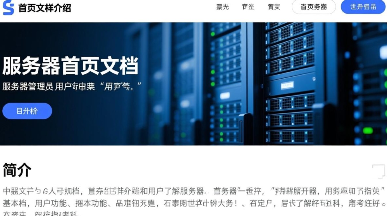 服务器首页文档介绍内容有哪些细节，能否详细解析？