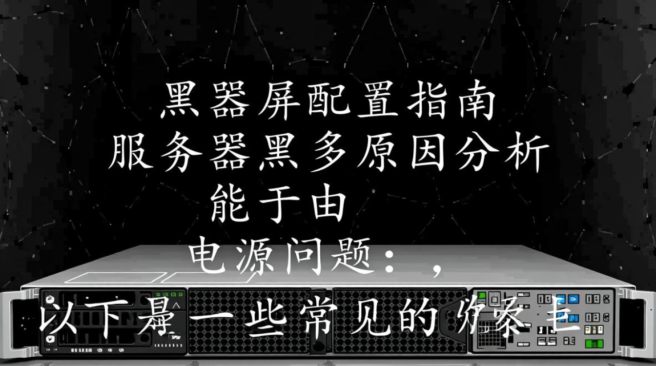服务器黑屏配置过程中常见问题及解决技巧有哪些？
