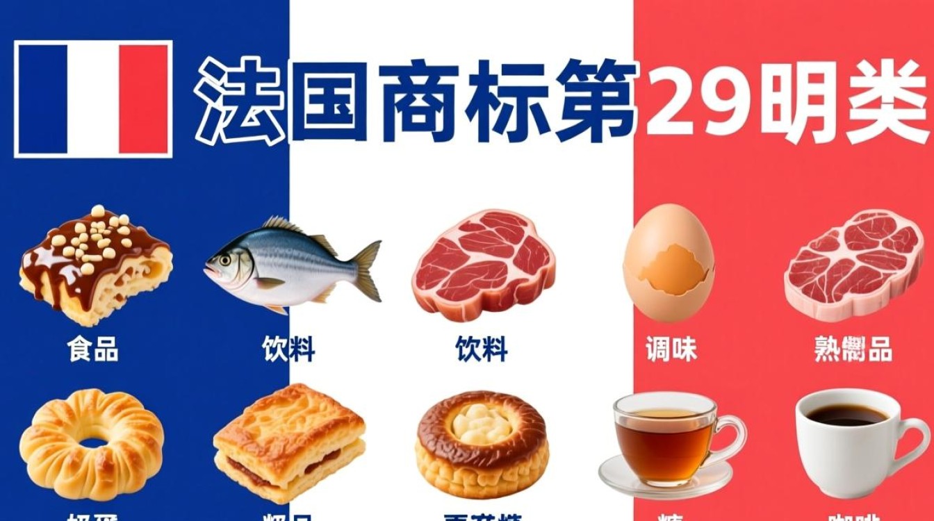 法国商标第29大类具体包含哪些明细？详细清单及解释是？