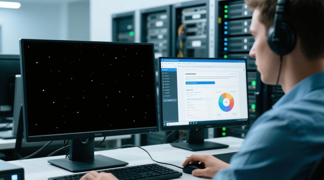 服务器黑屏控制台能连上？是什么原因导致服务器无法显示界面？