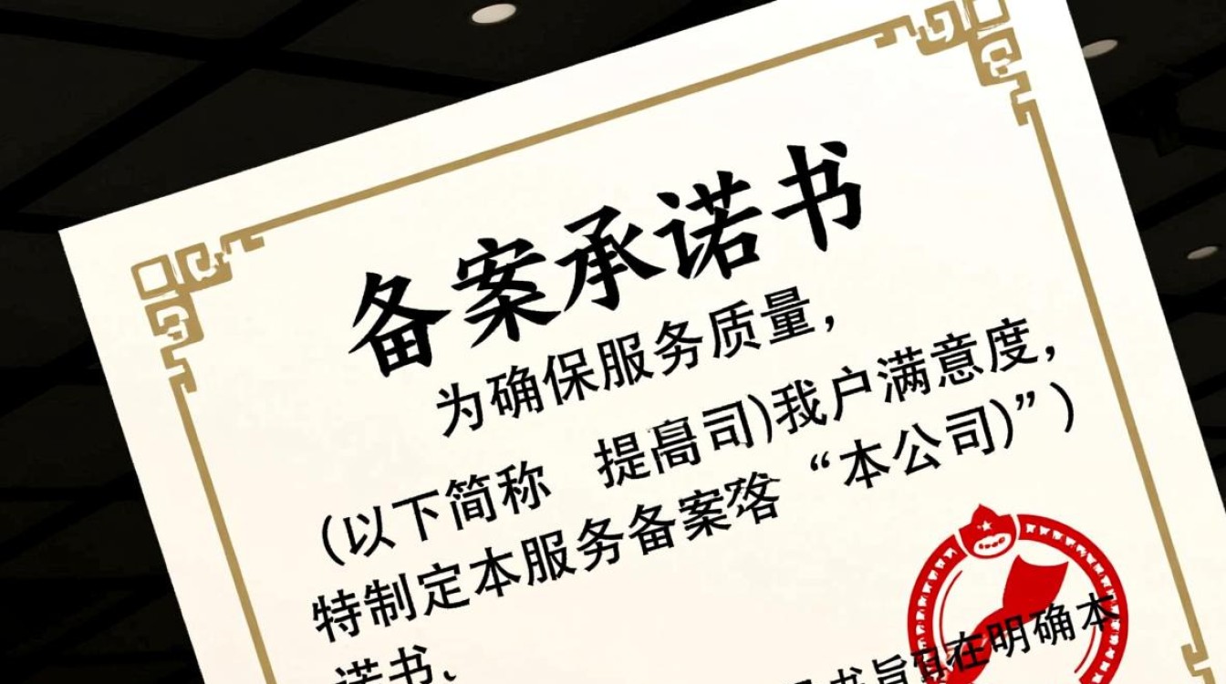 服务备案承诺书,其具体内容与承诺有何细节要求? 服务备案承诺书,其具体内容与承诺有何细节要求?