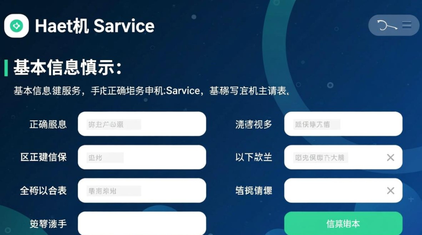 如何在服务申请中准确填写主机信息指南？