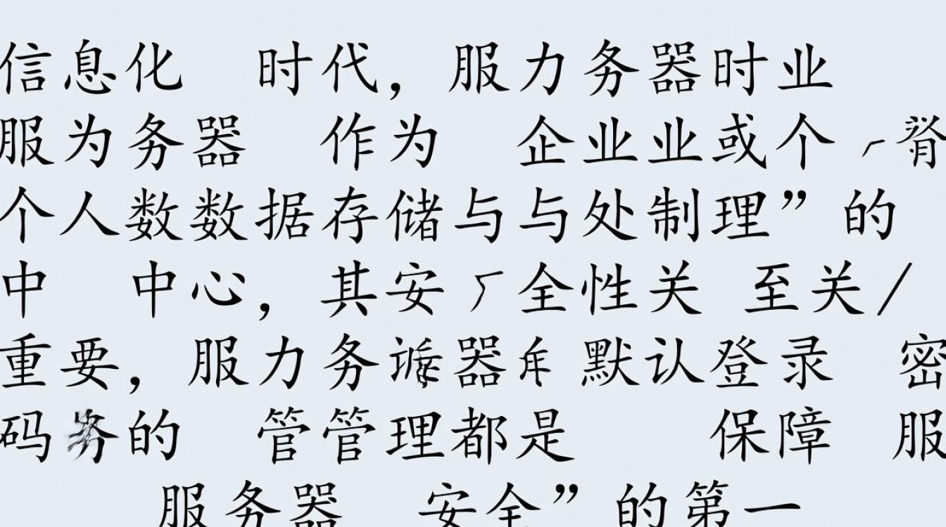 服务器默认登录密码普遍是哪些？为何容易被破解？安全风险如何规避？