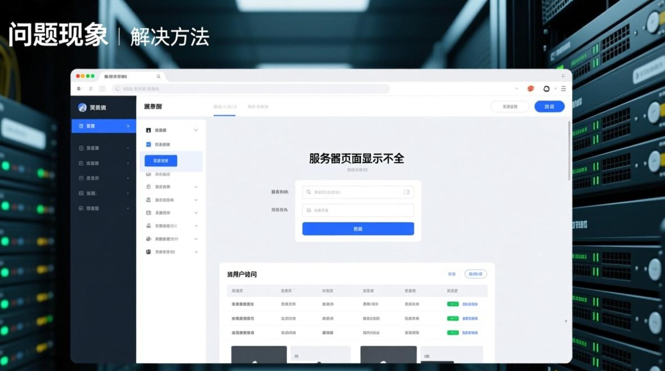 为何我的服务器页面总是显示不全?技术难题解析与解决方法? 为何我的服务器页面总是显示不全?技术难题解析与解决方法?