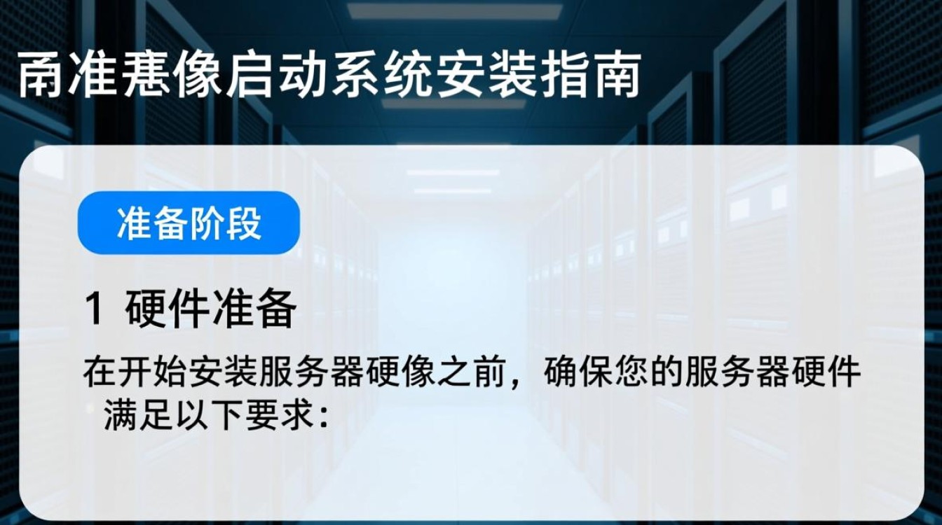 服务器镜像启动系统安装，哪种方法最适合我的需求？有哪些关键步骤需要注意？
