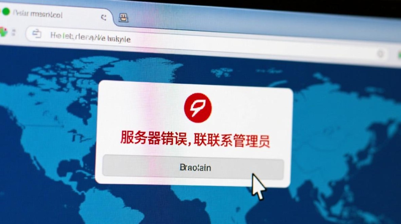 服务器错误提示请联系管理员究竟暗示了哪些潜在问题？