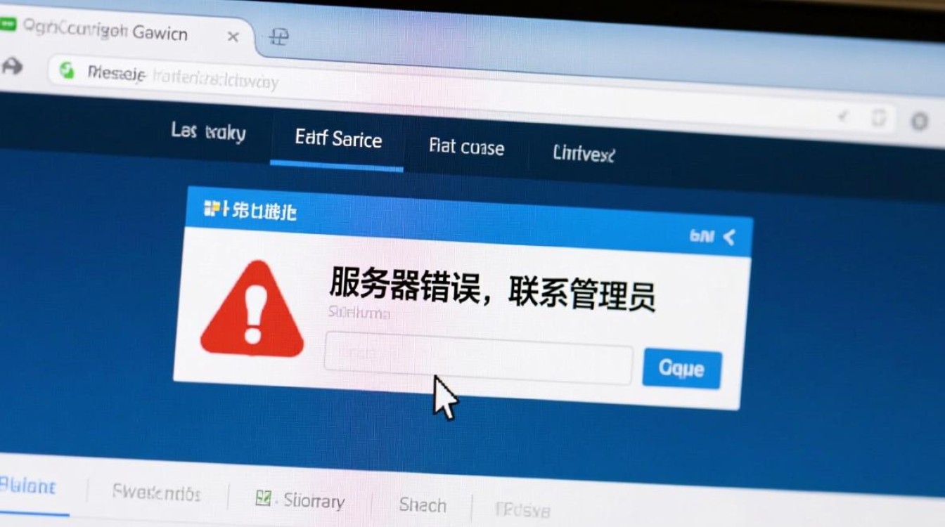 服务器错误提示请联系管理员究竟暗示了哪些潜在问题？