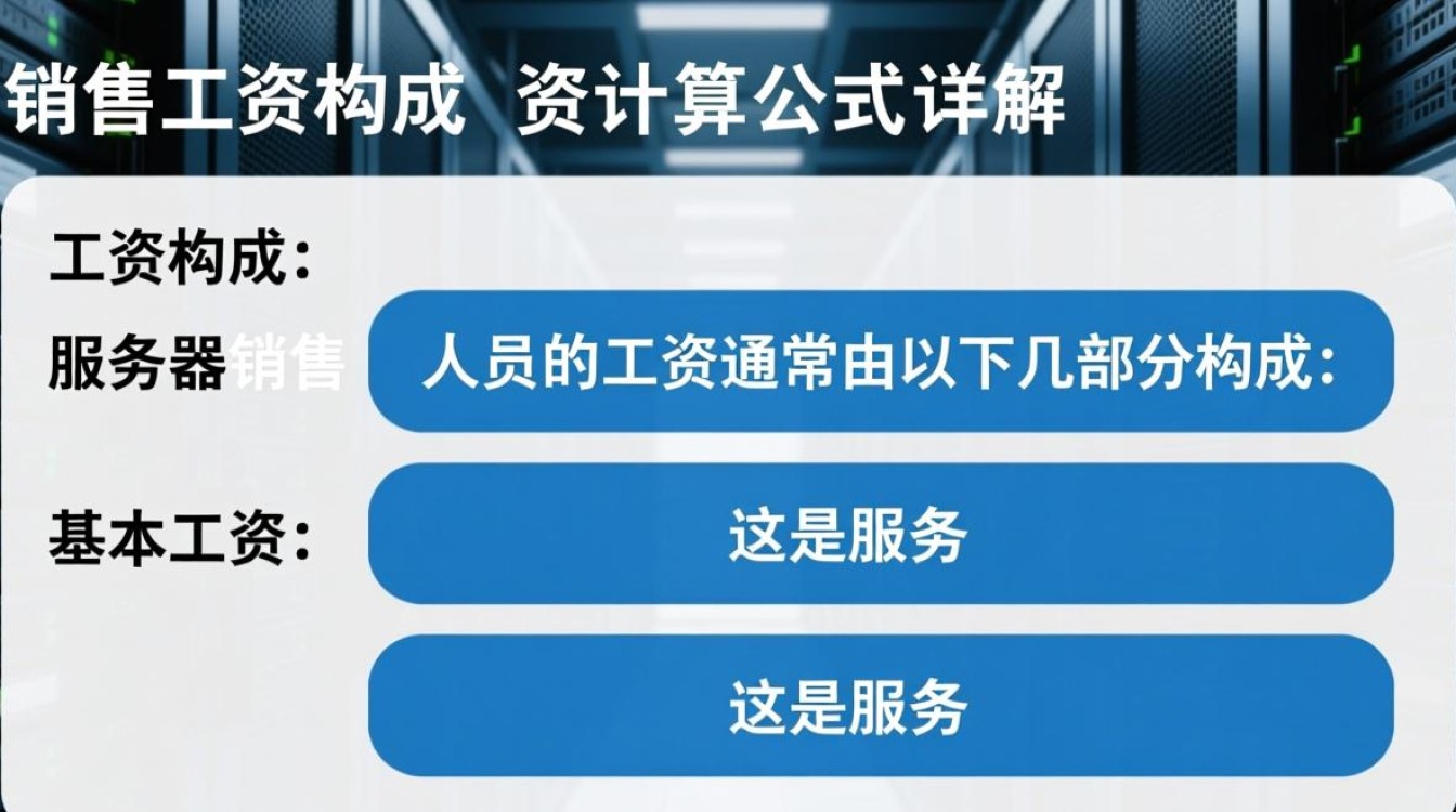 服务器销售工资构成及计算公式揭秘,你了解其中的奥秘吗? 服务器销售工资构成及计算公式揭秘,你了解其中的奥秘吗?