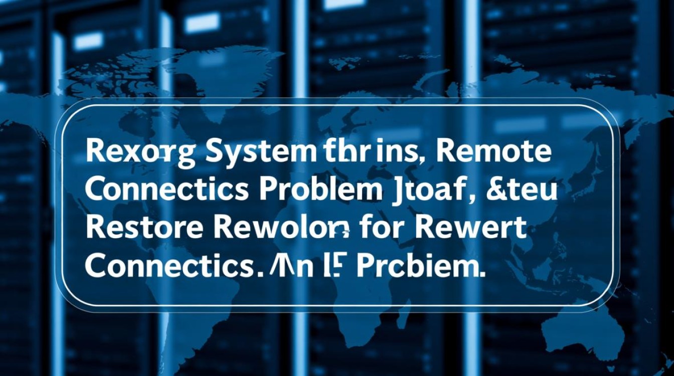 服务器重置后为何远程连接总是失败?详细排查指南揭晓! 服务器重置后为何远程连接总是失败?详细排查指南揭晓!