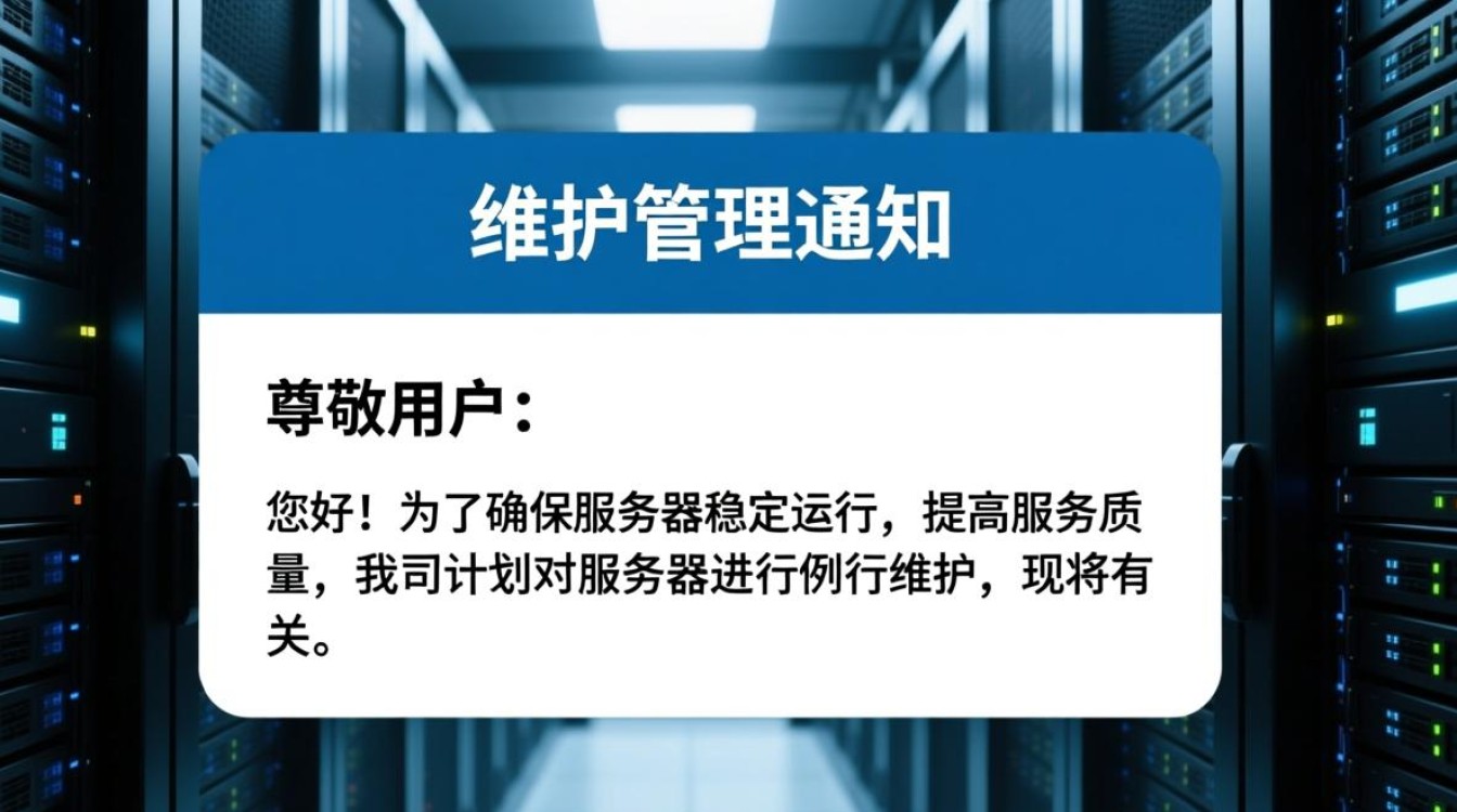 服务器维护管理通知中，具体维护时间及影响范围未明确，请问何时恢复服务？