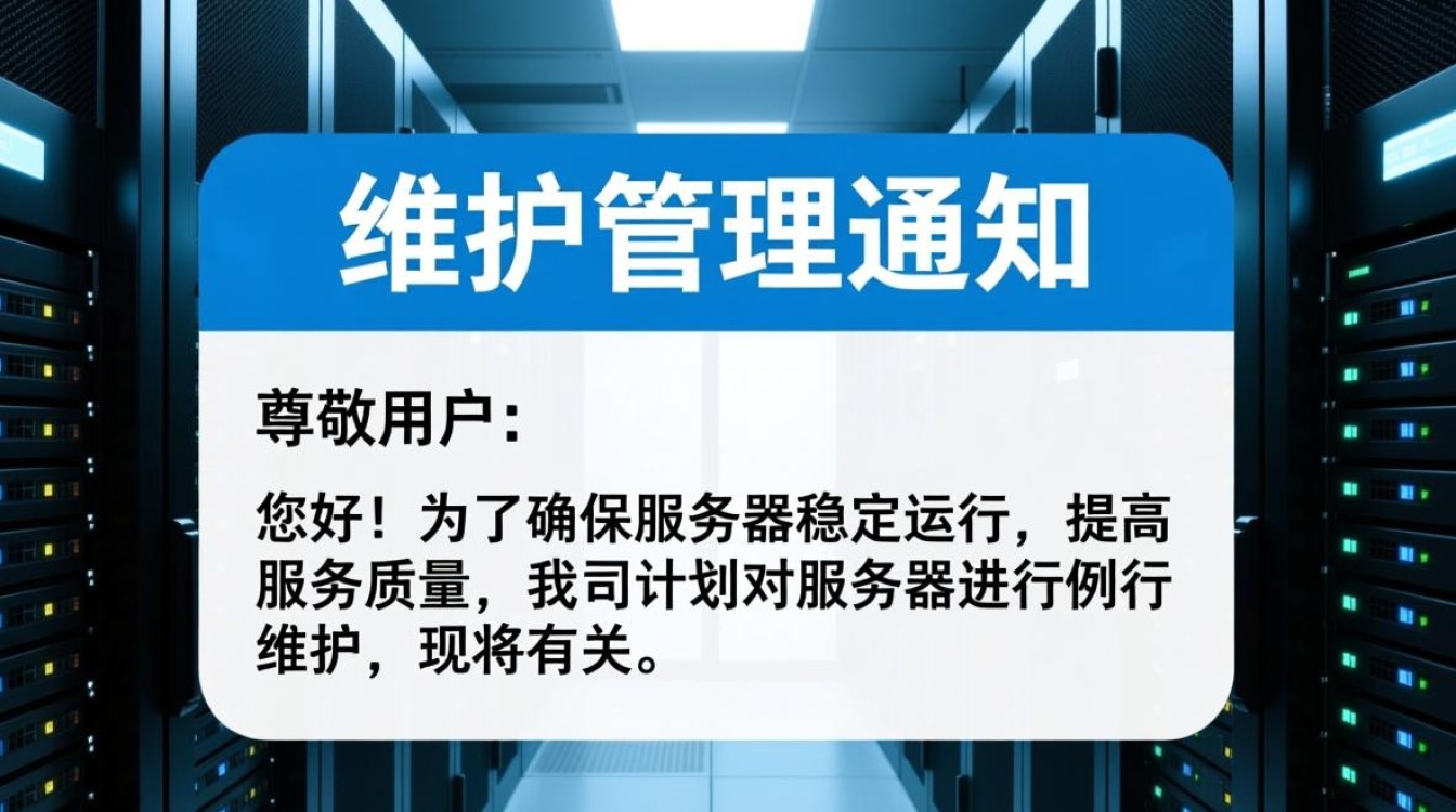 服务器维护管理通知中，具体维护时间及影响范围未明确，请问何时恢复服务？