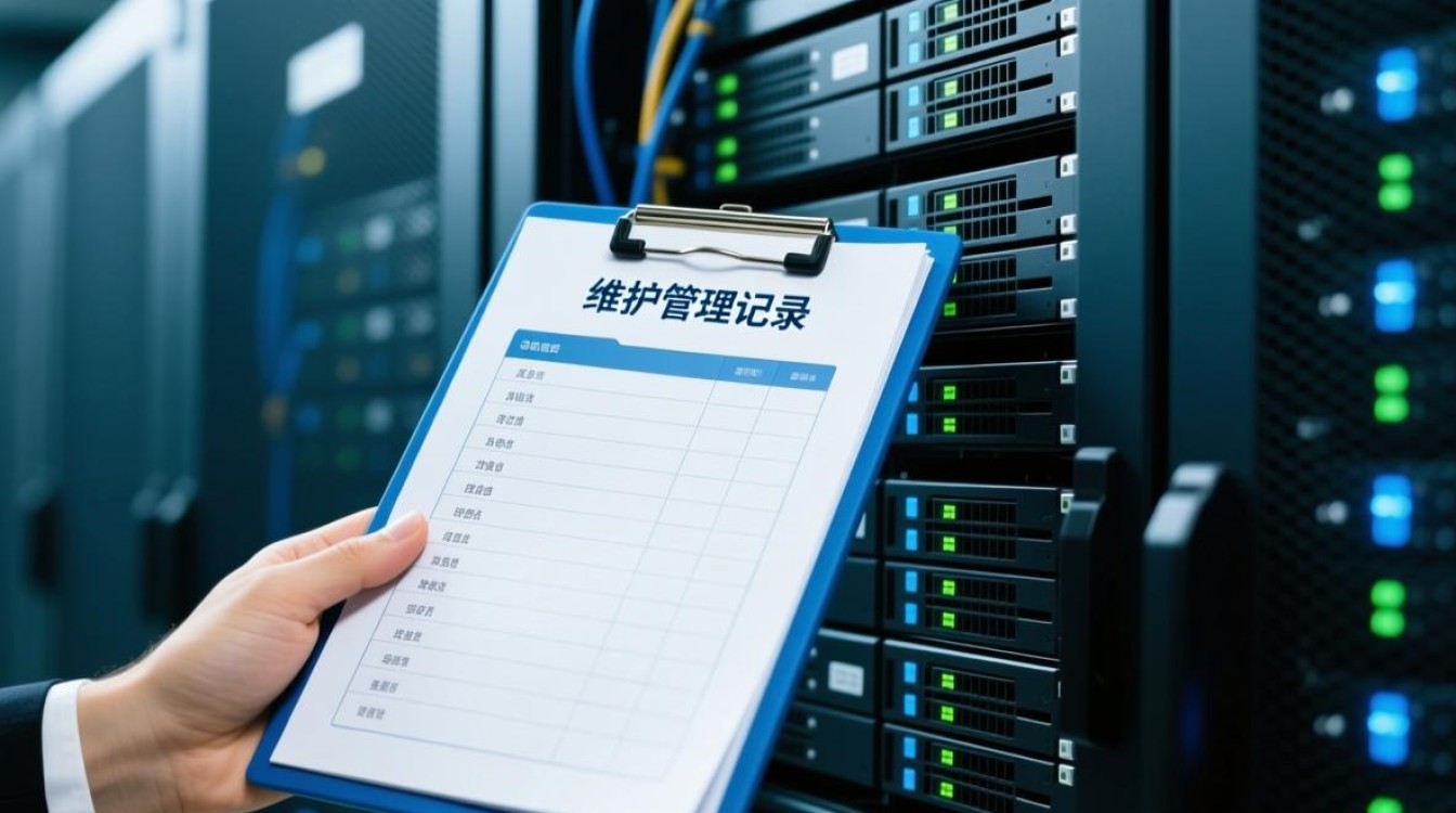 服务器维护管理记录中，有哪些关键维护环节和常见问题需要注意？