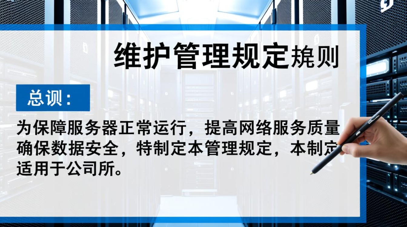 服务器维护管理规定中，有哪些细节容易被忽视的疑问点？