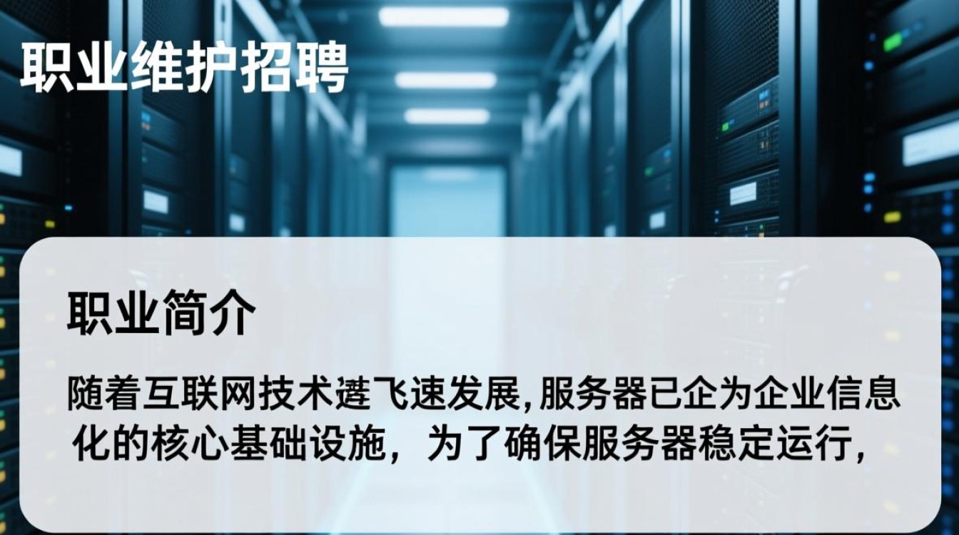 服务器维护招聘为何选择这个领域?职业发展前景如何? 服务器维护招聘为何选择这个领域?职业发展前景如何?