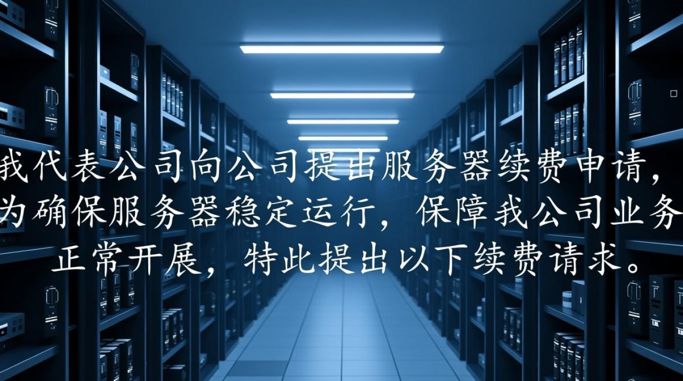 服务器续费申请