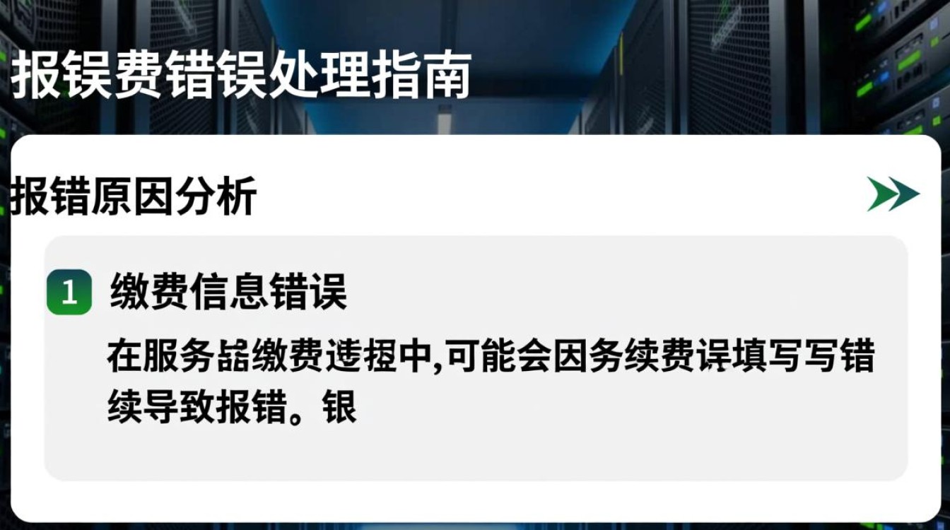 服务器续费报错?是操作失误还是系统故障?揭秘续费难题! 服务器续费报错?是操作失误还是系统故障?揭秘续费难题!