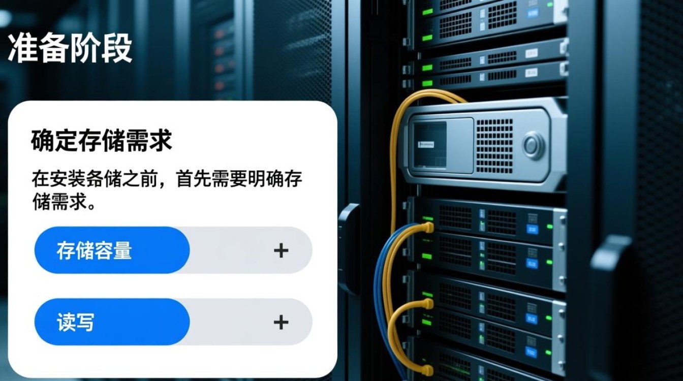 服务器存储安装过程中，如何确保数据安全与系统稳定运行？
