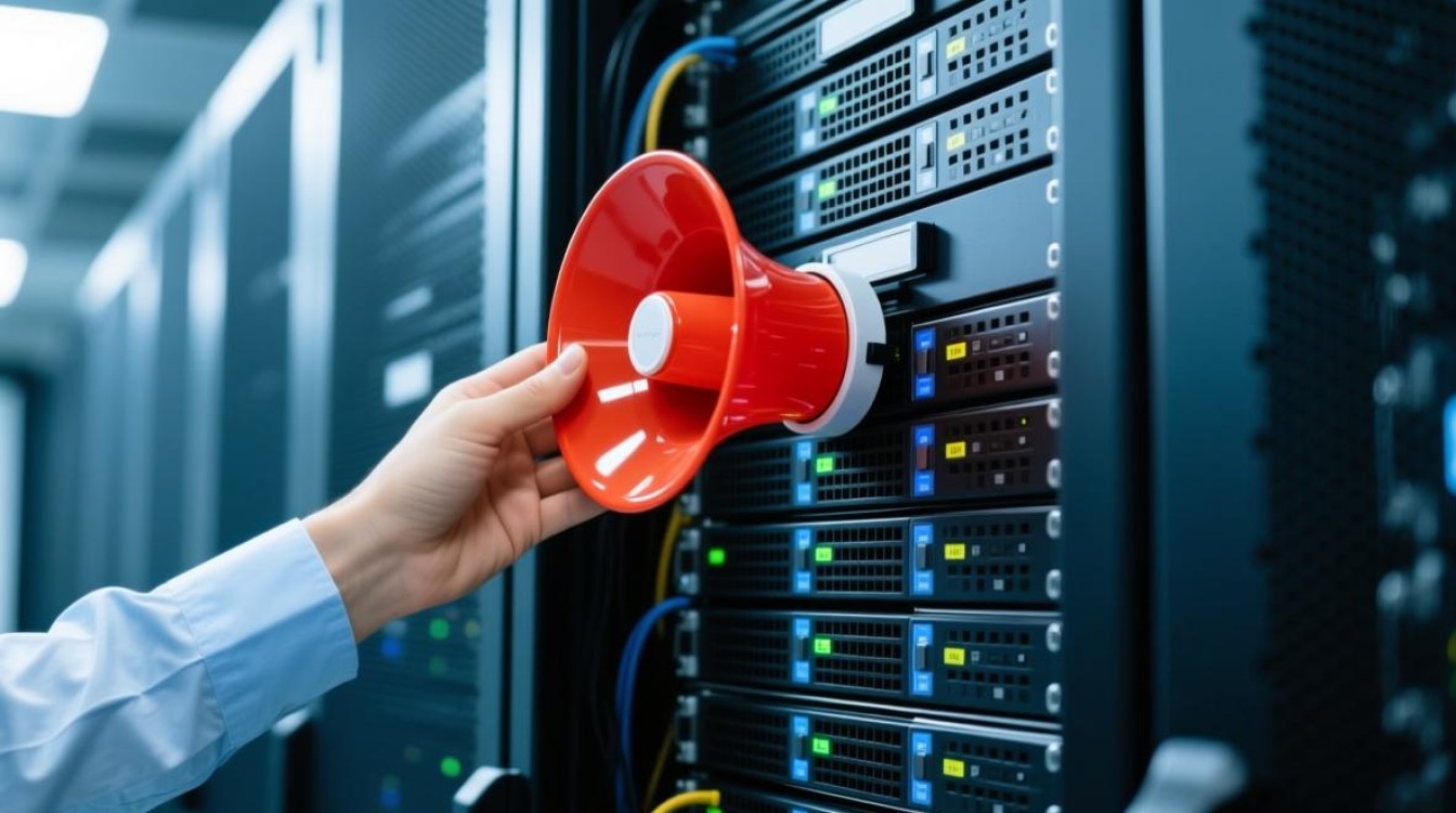 服务器发出警报声