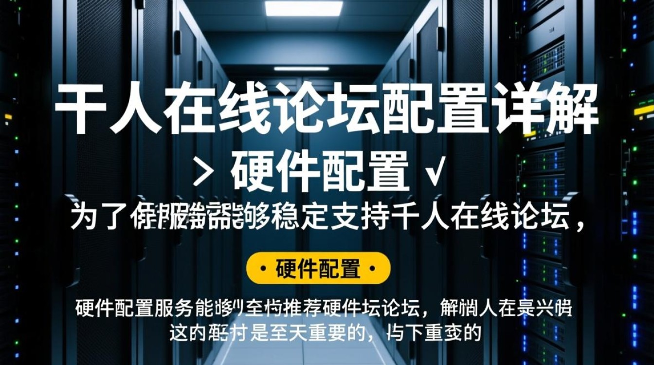 如何实现服务器千人在线论坛的高效稳定配置与优化策略？