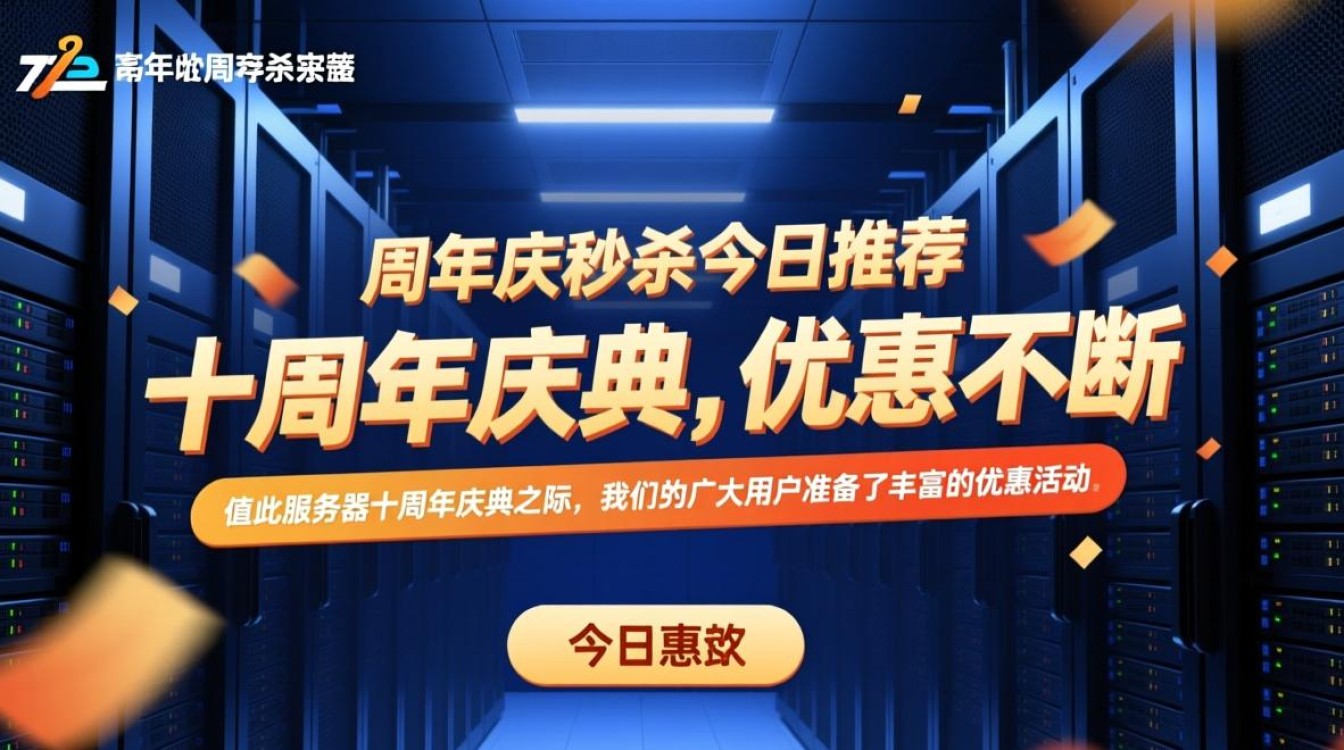 服务器十周年庆秒杀,今日推荐哪些热门产品值得关注? 服务器十周年庆秒杀,今日推荐哪些热门产品值得关注?