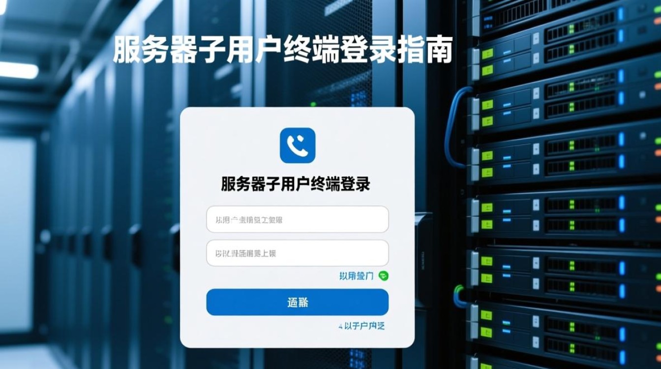 服务器子用户终端登录，具体操作步骤和注意事项有哪些？