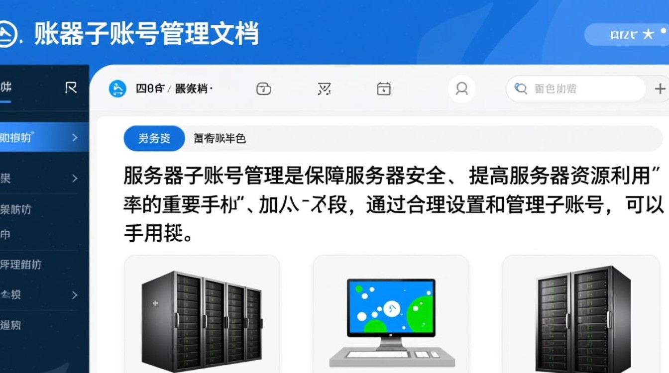 服务器子帐号管理文档，详细内容解析与疑问解答