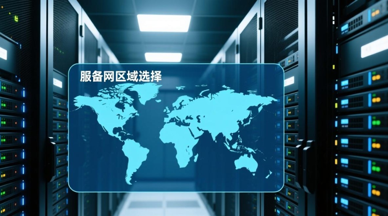 服务器区域选择