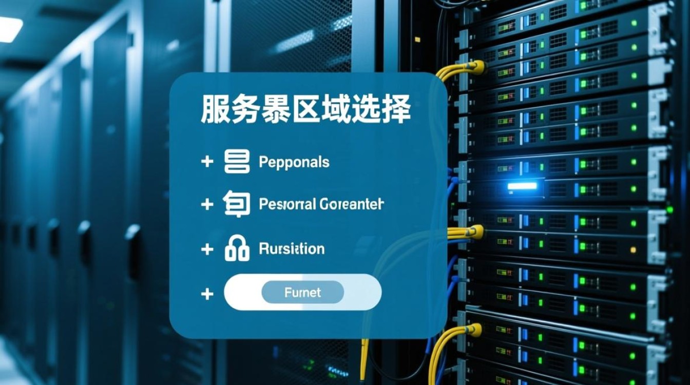 服务器区域选择