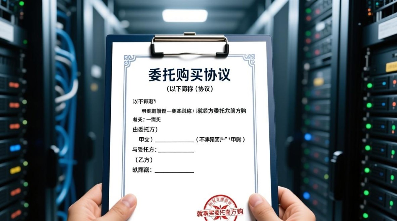 在服务器委托购买协议中，购买方和委托方各自责任如何界定？