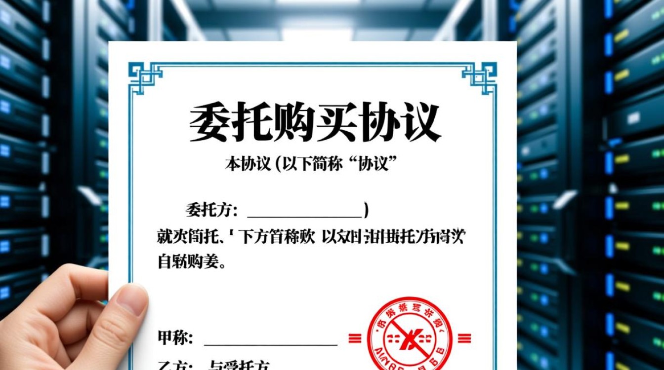 在服务器委托购买协议中，购买方和委托方各自责任如何界定？