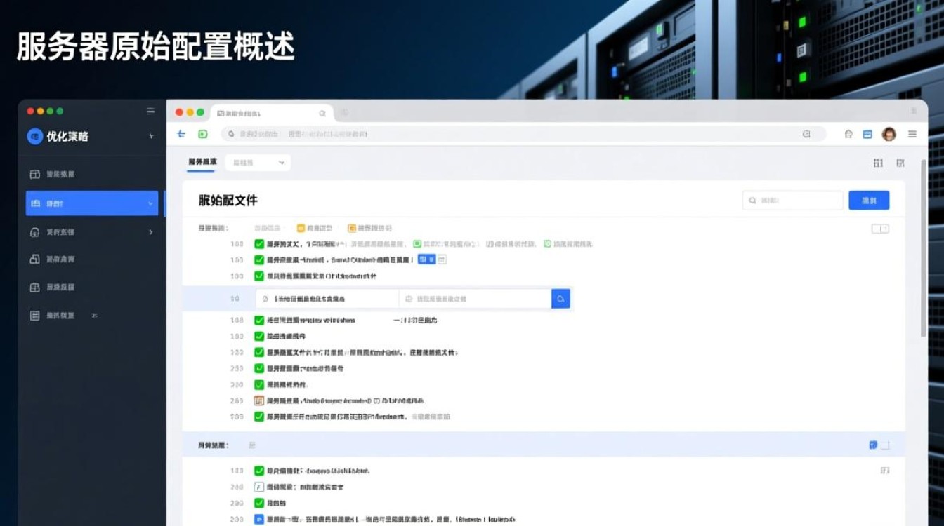 服务器原始配置文件中隐藏哪些关键信息？揭秘服务器配置奥秘！