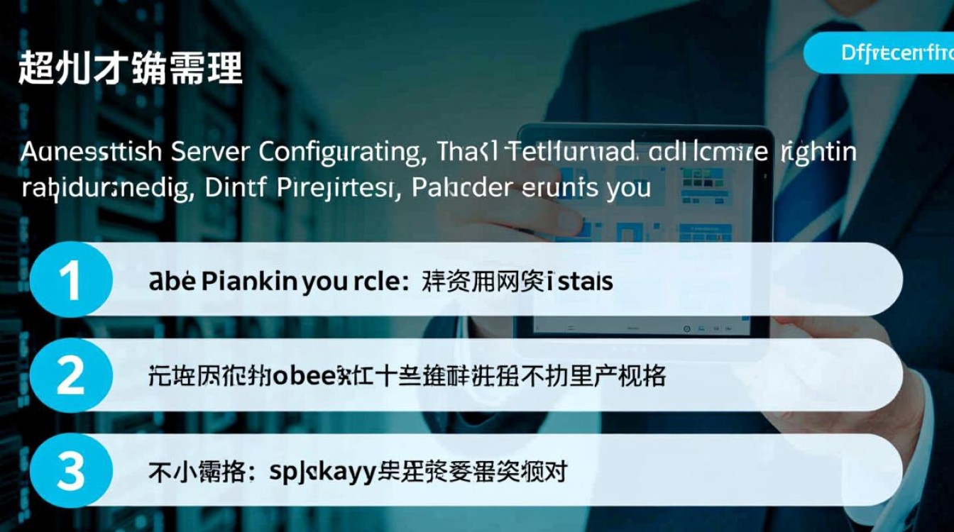 服务器配置选择要点有哪些？如何确保服务器性能与需求匹配？