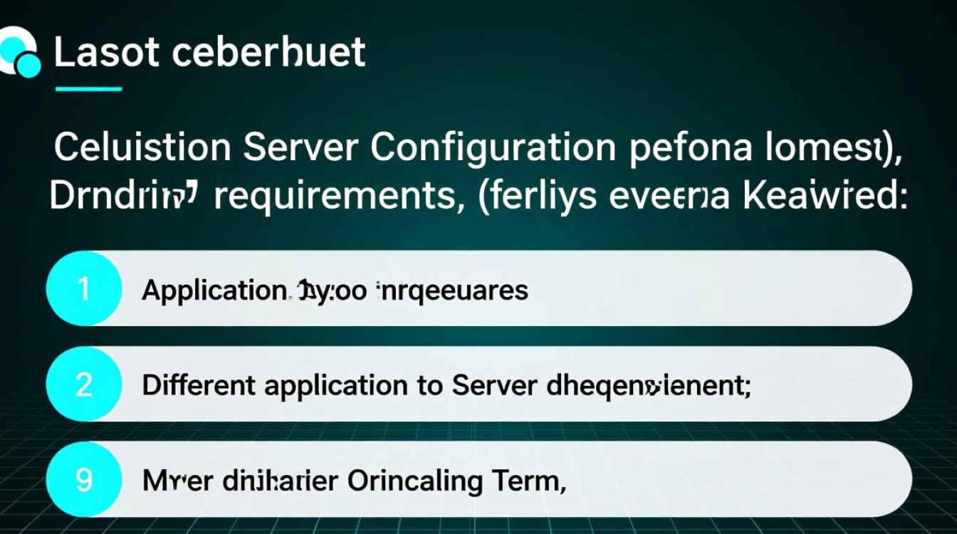 服务器配置选择要点有哪些？如何确保服务器性能与需求匹配？