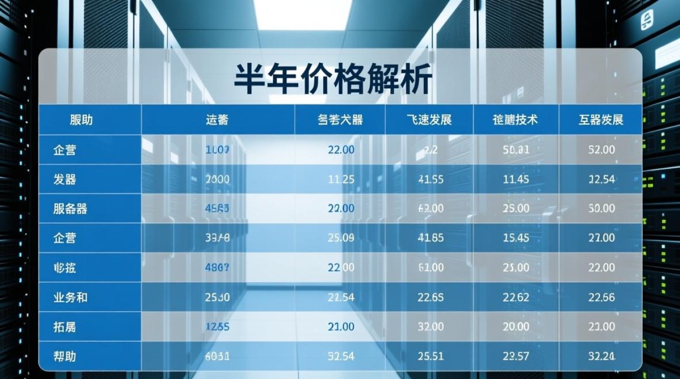 服务器半年价格表发布，你打算购买哪款服务器？价格差异大揭秘！