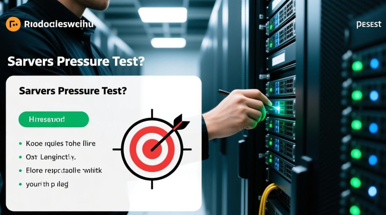 服务器压力测试用例中，哪些关键指标是评估性能的必测项目？