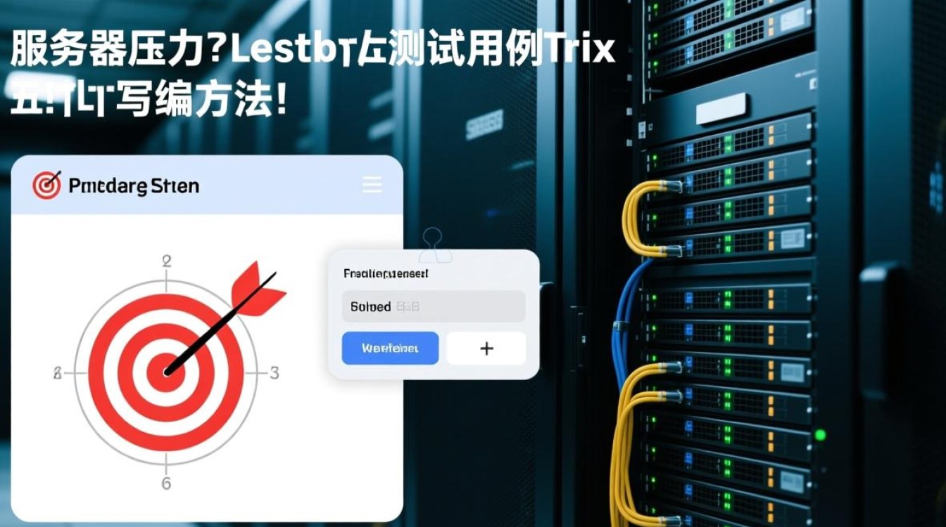 服务器压力测试用例中，哪些关键指标是评估性能的必测项目？