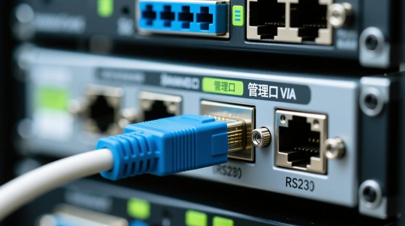 服务器连接管理口时，需遵循哪些步骤和注意事项？